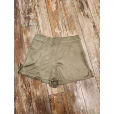 Short De Gamuza Marca Zara