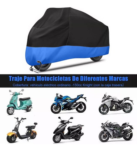 Funda Para Moto Impermeable Cubierta Para Moto Lona Moto Foto 10