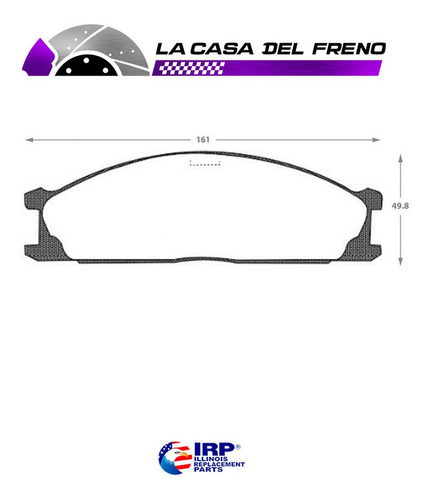 Pastillas De Freno Delantera Nissan Frontier 2.4 1997-2004 Foto 4