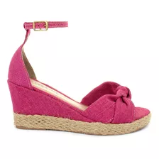 Sandália Espadrille Anabela Macerata Sola Corda Trends