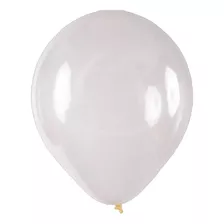 Balão Bexiga Látex Transparente Cristal 10cm 5pol 50unid Kdi