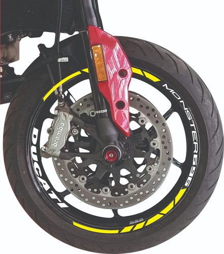 Stickers Reflejantes Para Rin Ducati Monster  Foto 6