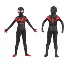 Niños Spider-man Mono Miles Morales Superhero Ropa