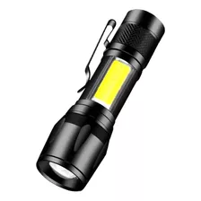 Lámpara Luz Linterna Táctica Militar Campismo Alpinismo Deportiva Multiusos Emergencia Led Q5 Zoom Recargable Usb 