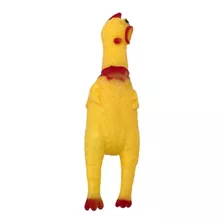 Frango Galinha Brinquedo Pet Mordedor Borracha Sonoro Oferta