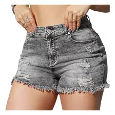 Short Feminino Empório Pit Bull Style Destroyed Moda Fashion