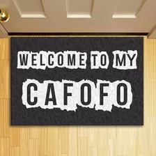 Tapete Capacho 120x60 Welcome To My Cafofo Apart Casa