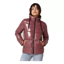 Campera Puffer Mujer Metalizada Abrigada Importada Pixxel