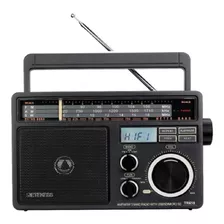 Radio Estilo Antiguo Sw Am/fm Usb Sd Mp3 Pantalla Lcd 