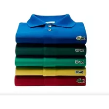 Kit 5 Polos Masculinas Lisas Cores Variadas Menor Preço Aki