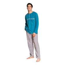 Pijama Para Hombre De Micropolar Talla M L Xl