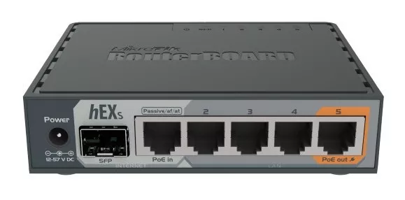 Microtik Hexs Rb7601 Gs Gigabit Ethernet Router Fibra Entrad