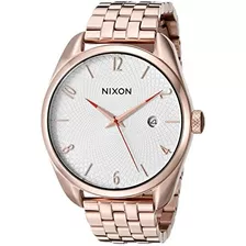 Reloj Nixon Abullet En Tono Dorado Rosa Para Mujer