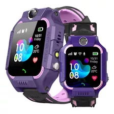 Smartwatch Para Crianças Com Rastreador Jogos Educativos Top Caixa Rosa