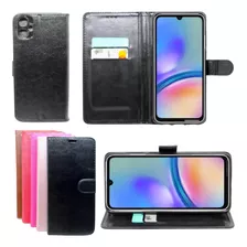 Capa Carteira Para Galaxy A05 + Pelicula 3d