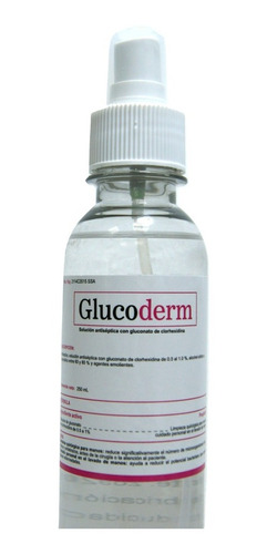 Glucoderm 250ml Gluconato De Clorhexidina 0.5 Al  1% Spray