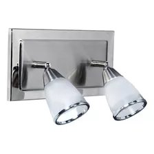 Aplique 2 Luces Ancona Cabezal Movil Apto Led G9 Ideal Baño