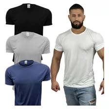 Kit 3 Camiseta Treino Fitness Academia Dry Fit Termica Uv+50