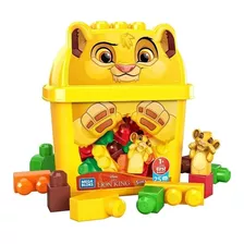 Mega Bloks / Balde De Blocos Simba Rei Leão - Mattel