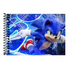 Caderno Desenho Artes 96 Folhas Sonic