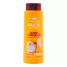 2 Pzs Garnier Liso Coco Shampoo 2 En 1 Oil Repair Fructis 65