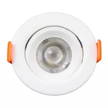 Kit 10 Mini Spot Embutir Led Redondo 3w Branco Frio