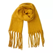 Maxi Bufanda Mohair Amarillo / 200cm X 50cm