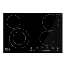 Fogão Cooktop Elétrica Philco Pct44vc Preto 220v