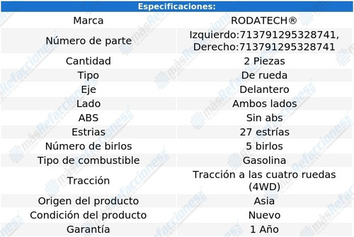 Mazas Rueda Delanteras S/abs Grand Cherokee V8 5.9l 4wd 98 Foto 2