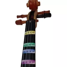 Stikers Autoadhesivos Para Violín 4/4 Con Notas En Diapasón