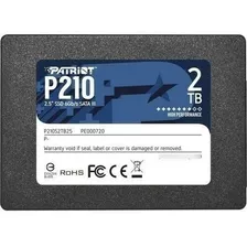 Hd Ssd 2tb Patriot P210 2,5'' Interno Novo N/f