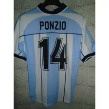 Selección Argentina Campeón Juvenil 2001 Reebok#14 Ponzio