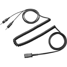 Cable Qd A 2 Conectores De 3,5 Mm Para Auriculares Plantroni