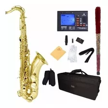 Saxofon Tenor Mendini Lacado Oro