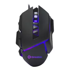 Mouse Gamer Greatek Zeus 3200 Dpi 7 Botões Rgb