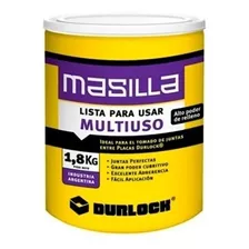 Masilla Placas De Yeso Durlock Multiuso Lista P/ Usar 1,8 Kg