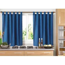 Cortinas Ambiente Cortas + Presillas + Agarraderas Excelent 