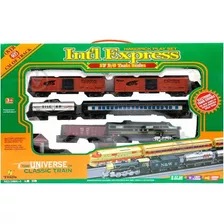 Playset Tren Clasico Intel Express Luz Y Sonido ELG 1604-1b