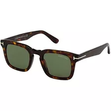 Tom Ford - Ft0751 Dark Havana Square Hombres Gafas De Sol - 