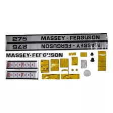 Kit Faixa Adesivo Trator Massey Ferguson 275 Série 300.000