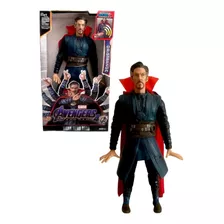 Muñeco Dr. Strange 30 Cm Avengers Articulado Con Sonidos