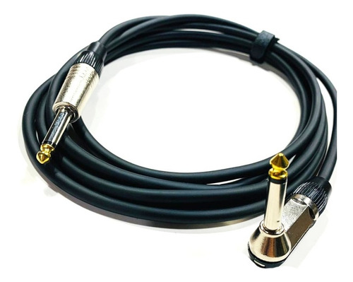 Cable Plug 3 Metros Profesional Instrumento Guitarra Bajo