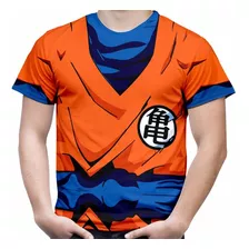 Camiseta Masculina Goku Dragon Ball Z Fantasia Estampa Hd