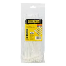 Precinto Nylon 4.8x400mm Blanco Crossmaster