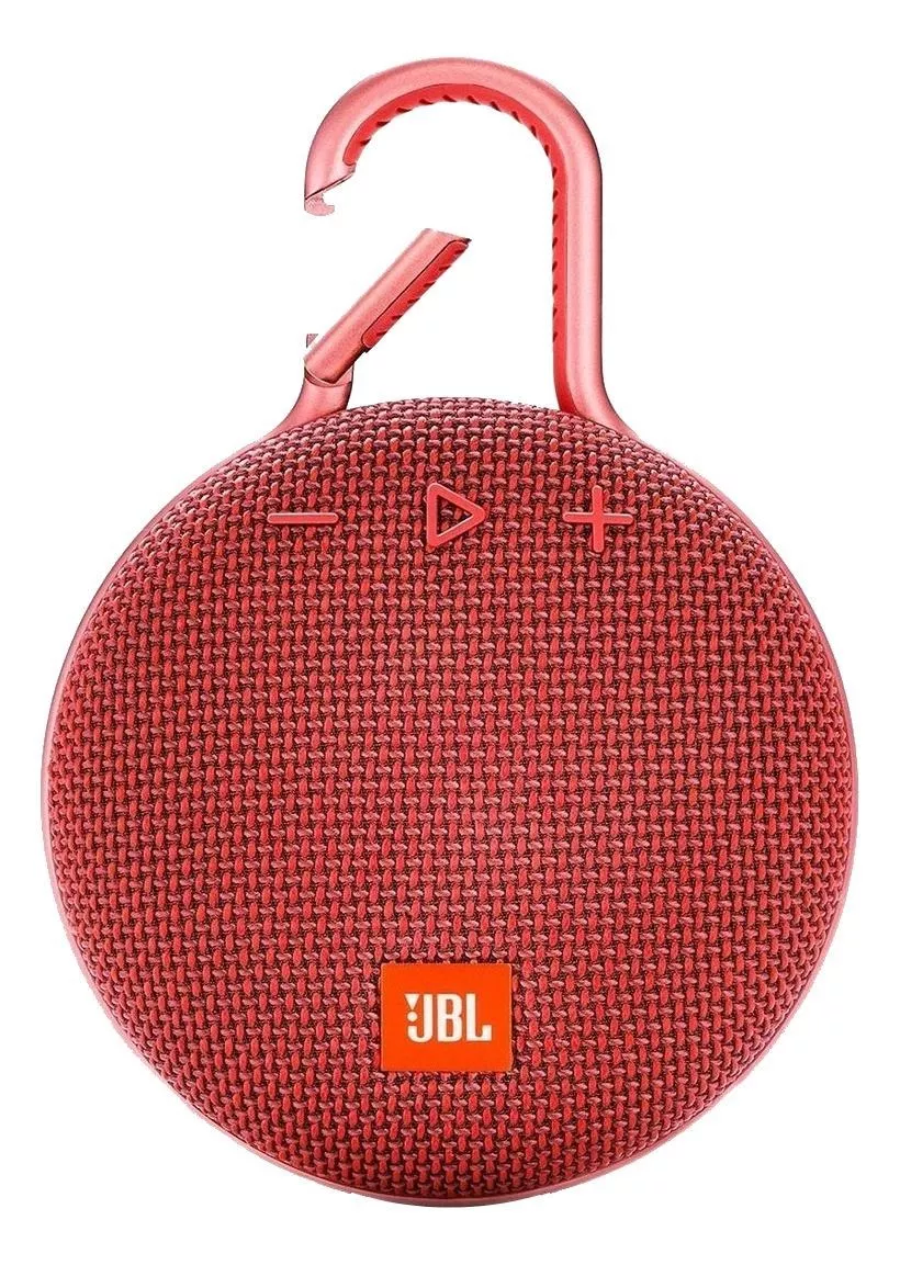 Alto-falante Jbl Clip 3 Portátil Com Bluetooth Fiesta Red 