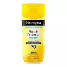 Protector Solar Neutrogena Beach Defense Fps 70 En Loción 1 Unidad De 198 Ml