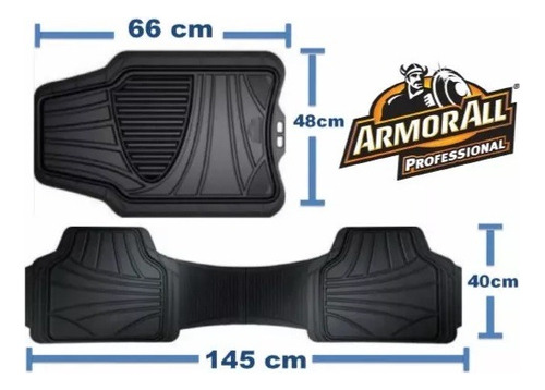 Tapetes Kit 3 Filas Chrysler Pacifica 2018 Armor All Foto 9