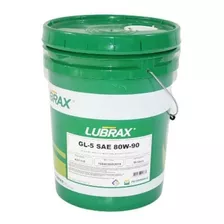 Aceite Lubrax 80w90 Gl-5 Mineral Balde 20 Litros