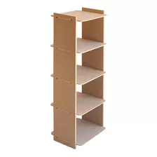 Mueble Organizador De Zapatos De 3 Niveles En Madera Calzado