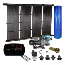 Kit Aquecedor Solar Piscina 65m² Ou 91.000l + Capa + Motor